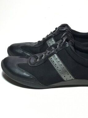Orthaheel Women's Kate Lace-Up Firm Support Sneakers US Size 9 Black